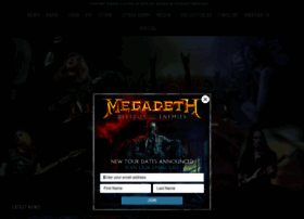 Megadeth.com thumbnail