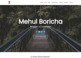 Mehulboricha.com thumbnail