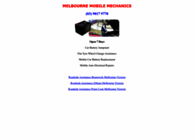 Melbournemobilemechanics.net thumbnail