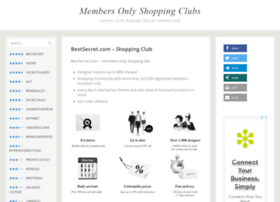 Members-only-shopping.com thumbnail