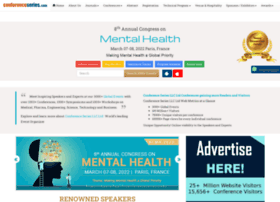 Mentalhealth.conferenceseries.com thumbnail