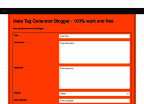 Meta-tag-generator-blogger.blogspot.com thumbnail