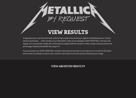 Metallicabyrequest.com thumbnail