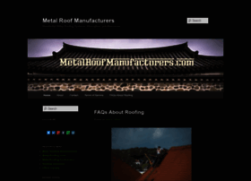 Metalroofmanufacturers.com thumbnail