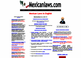 Mexicanlaws.com thumbnail