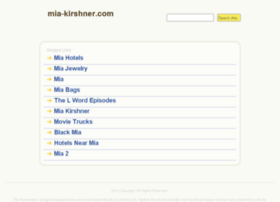 Mia-kirshner.com thumbnail