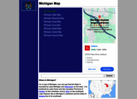 Michigan-map.org thumbnail