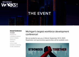 Michiganworksconference.org thumbnail