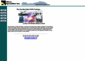 Micro-specialties.com thumbnail