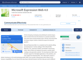 Microsoft-expression-web.software.informer.com thumbnail