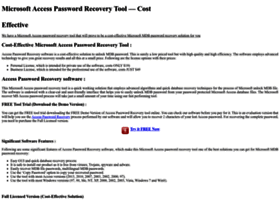 Microsoft.accesspasswordrecoverytool.com thumbnail