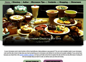 Microwavecookingforone.com thumbnail