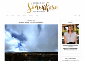 Middleofsomewhereblog.com thumbnail
