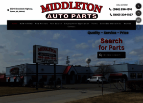 Middletonautoparts.com thumbnail