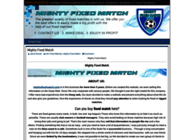 Mightyfixedmatch.com thumbnail
