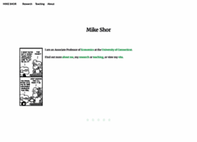 Mikeshor.com thumbnail