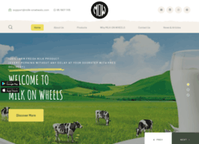 milk-onwheels.com at WI. MILK-ON WHEELS 100% Farm Fresh Milk Product