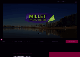 Millet-immobilier.com thumbnail