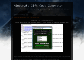 Minecraftgiftcodegenerator1.blogspot.com thumbnail