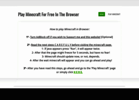 Minecraftplayinbrowser.weebly.com thumbnail