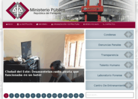 Ministeriopublico.gov.py thumbnail