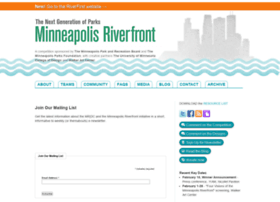 Minneapolisriverfrontdesigncompetition.com thumbnail