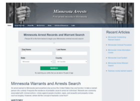 Minnesotaarrests.org thumbnail