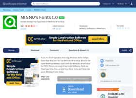 Minno-s-fonts.software.informer.com thumbnail