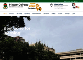 Mirpurcollege.edu.bd thumbnail