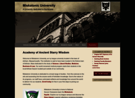 Miskatonic-university.org thumbnail