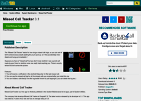 Missed-call-tracker.soft112.com thumbnail