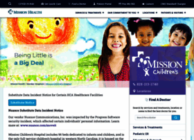 Missionchildrens.org thumbnail