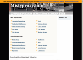 Mistyproxy.info thumbnail
