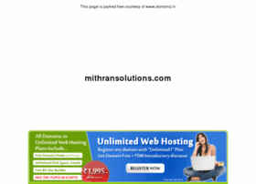 Mithransolutions.com thumbnail