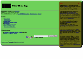 Mizar.org thumbnail