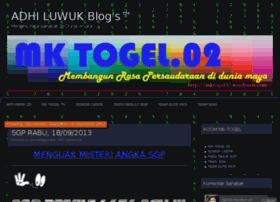 Mktogel02 Wordpress Com At Wi Adhi Luwuk Blog S Merintis Para Sahabat Di Dunia Angka