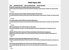 Modelpapers2021.com thumbnail