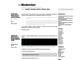 Modemizer.wordpress.com thumbnail