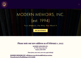 Modernmemoirs.com thumbnail