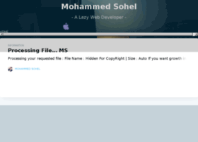 Mohammedsohel.net thumbnail