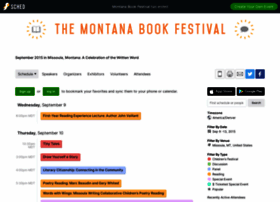 Montanabookfestival2015.sched.org thumbnail