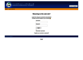 Moodle.liu.edu.lb thumbnail Moodle.liu.edu.lb thumbnail