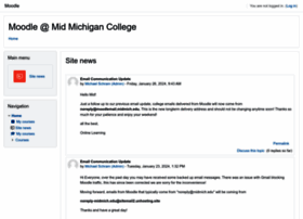 Moodle.midmich.edu thumbnail