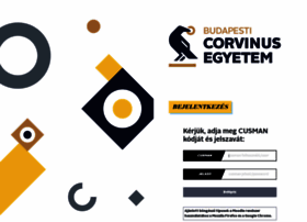 moodle.uni-corvinus.hu at WI. Login - CAS – Central Authentication Service