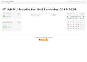 Moodlej.iitjammu.ac.in thumbnail
