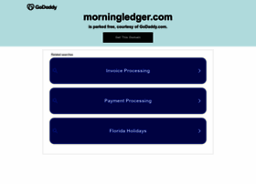 Morningledger.com thumbnail