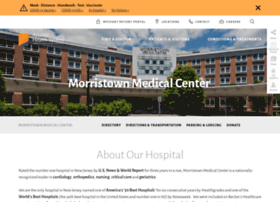 Morristownmemorialhospital.org thumbnail