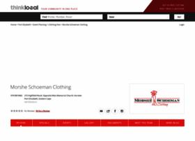 Morsche-schoeman-clothing.thinklocal.co.za thumbnail