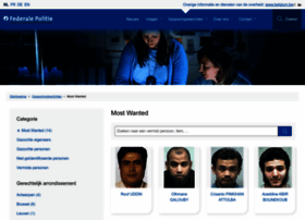 Mostwanted.federalepolitie.be thumbnail
