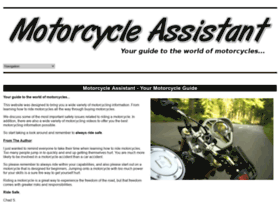Motorcycleassistant.com thumbnail